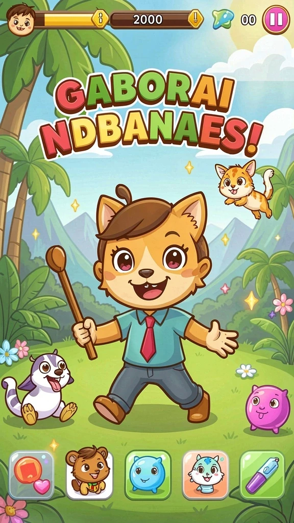 333666 - Tampilan antarmuka pengguna yang menarik untuk gameplay.