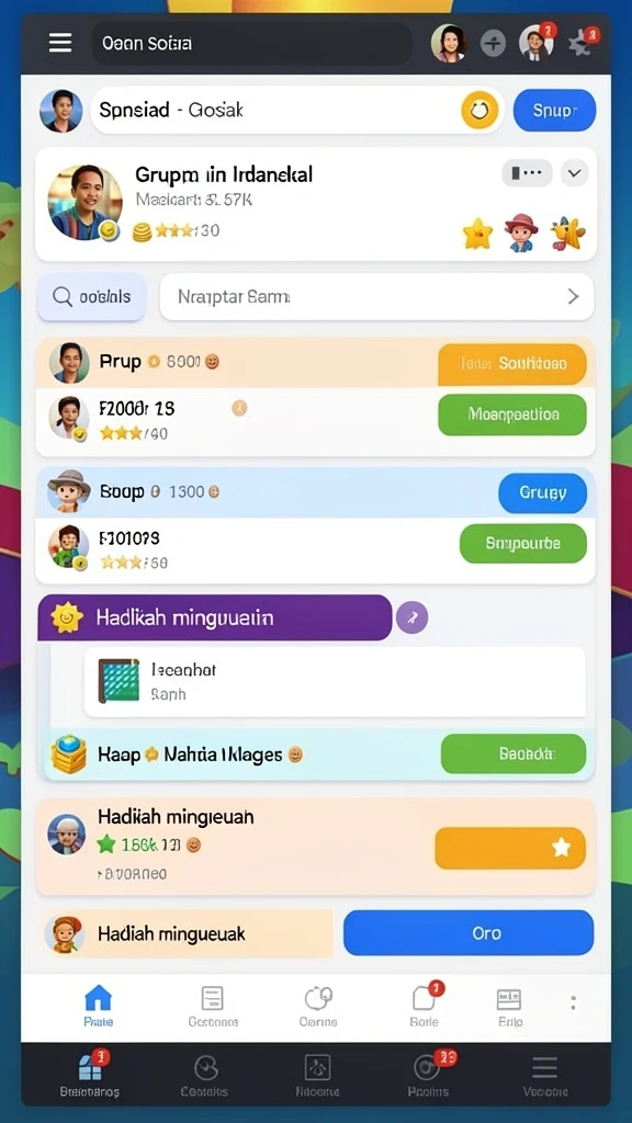 hanabi88 - Interaksi sosial yang membuat permainan lebih seru.
