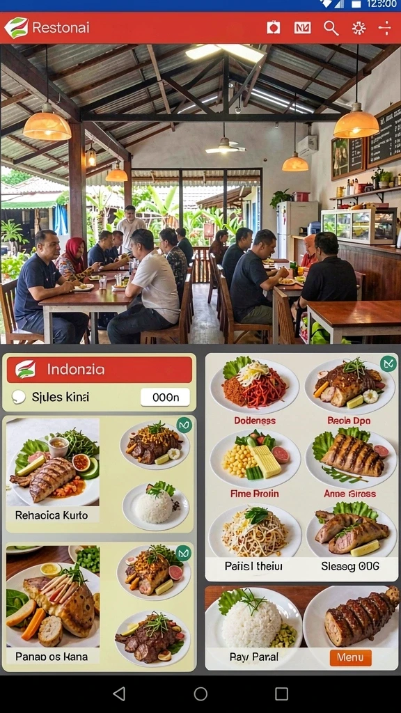 qt777 - Tampilan antarmuka yang sederhana dan user-friendly.